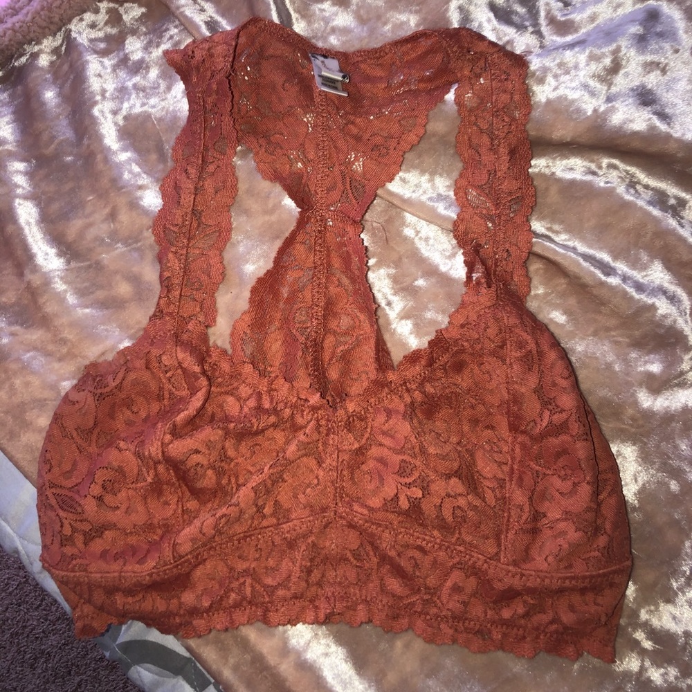 orange bralet
